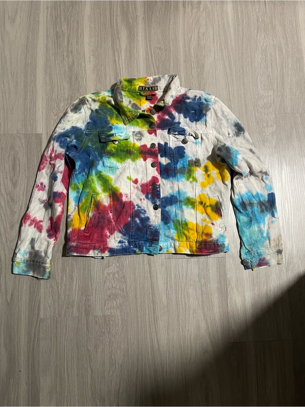 Tie-Dye Denim Jacket